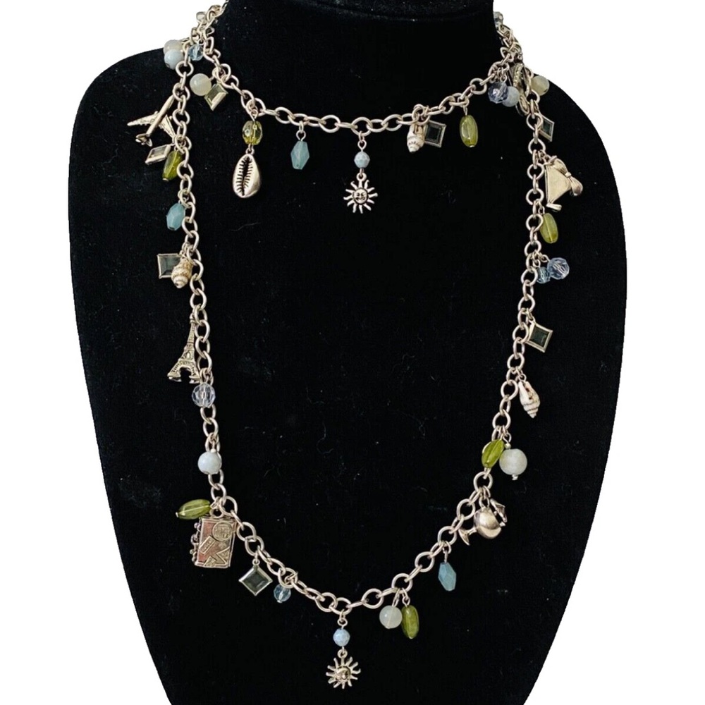 Vintage Fine Arf Lisa Greene FAC
925 Sterling Summer Vacation
Charm Necklace 40"